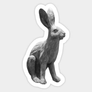 Hare Statue Sticker